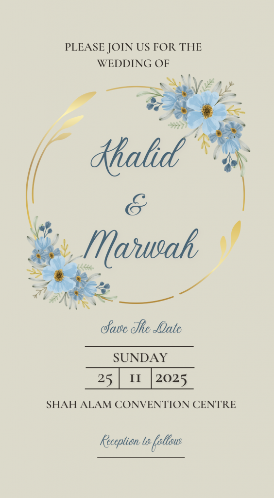 wedding invitation design nude colour